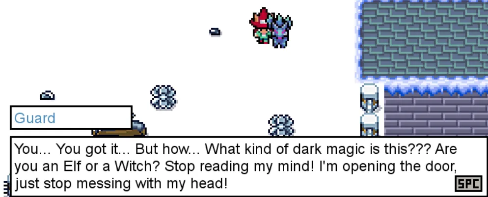 Screenshot of an in-game NPC interaction.