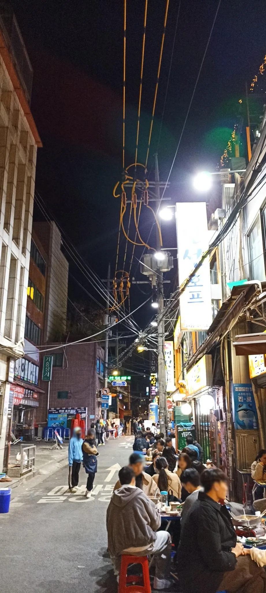 Picture of the back alley where we had dinner