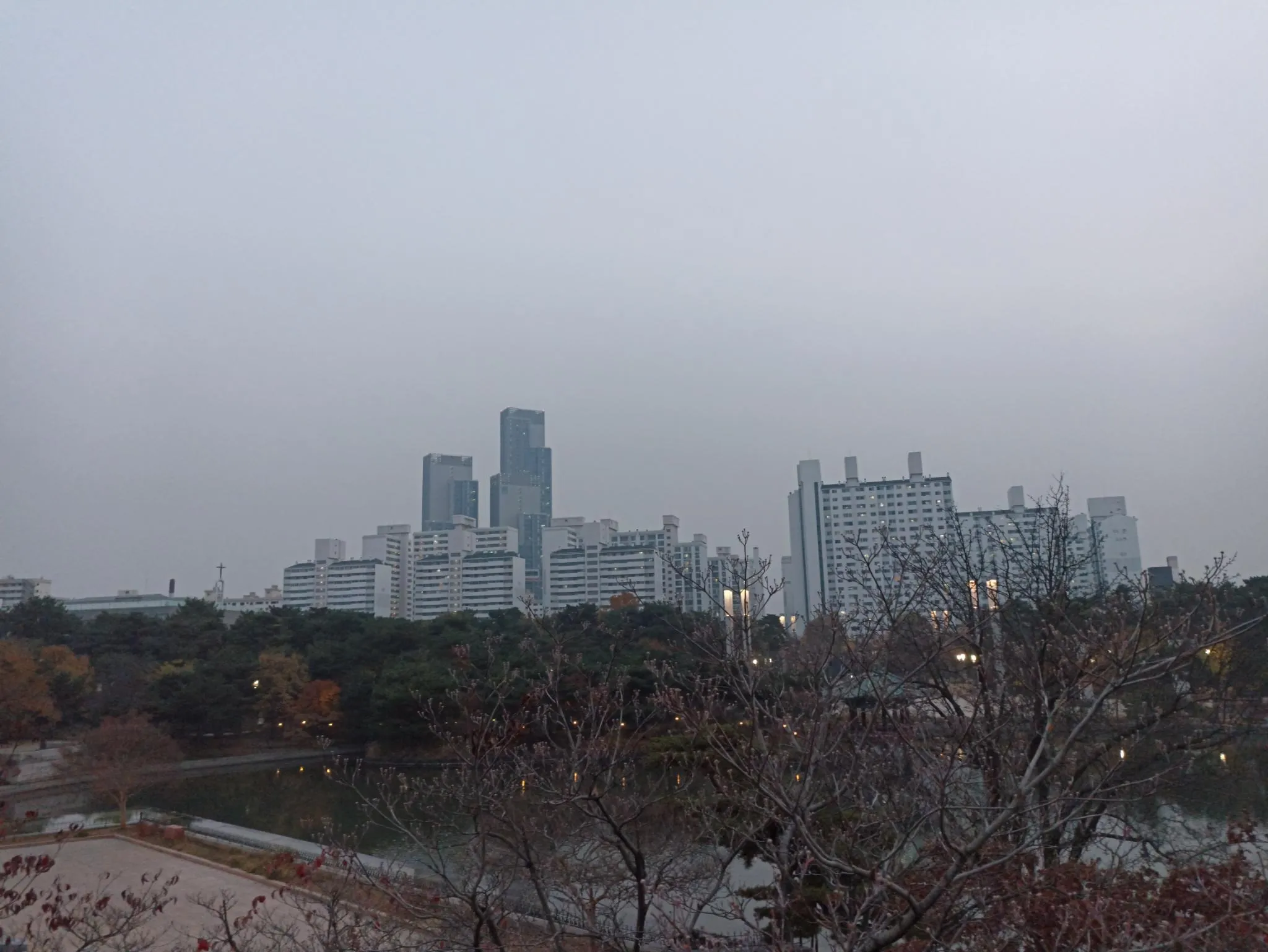 Picture of the view from Korea's National Museum