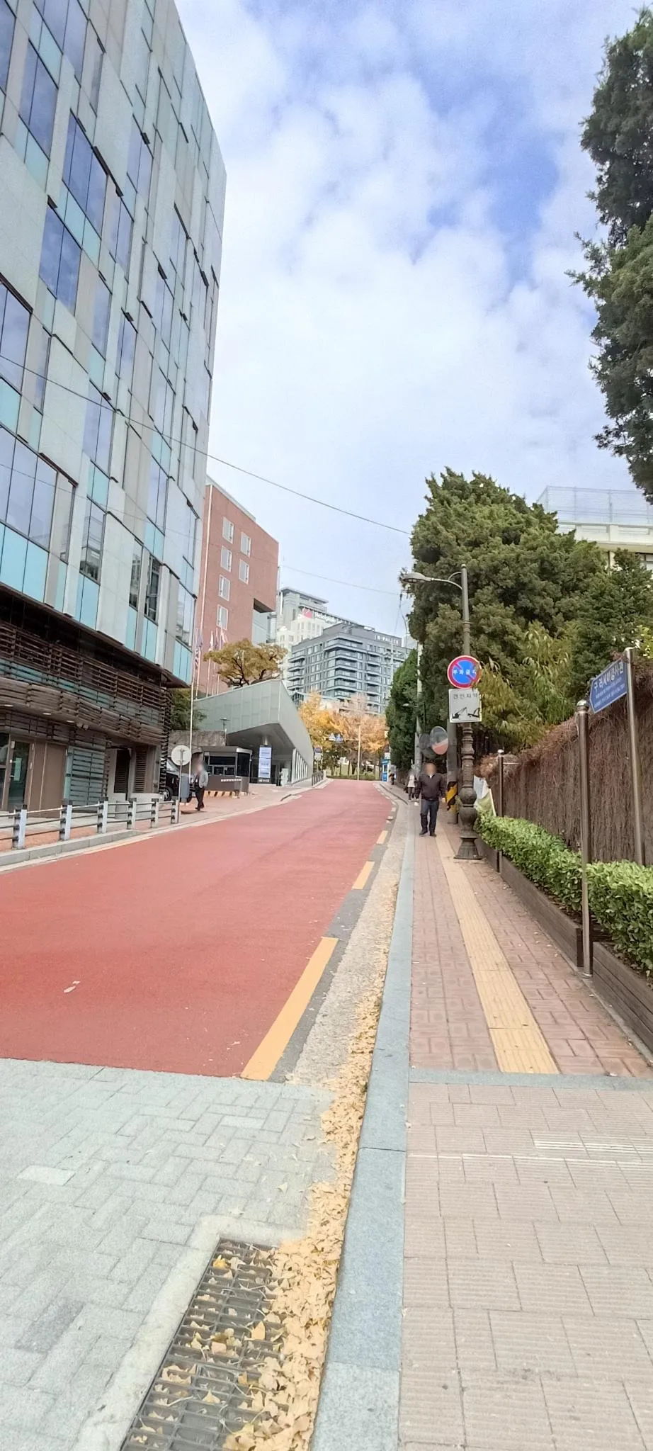Picture of the crossing at Jeongdong-gil