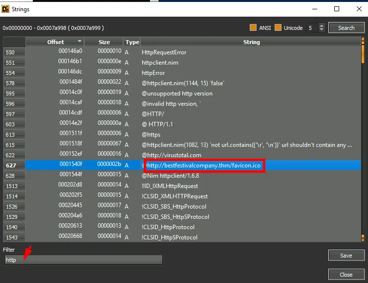 Screenshot of DIE (Detect It Easy)