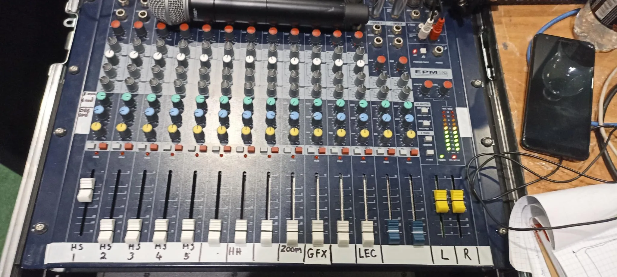 Picture of the audio switching board