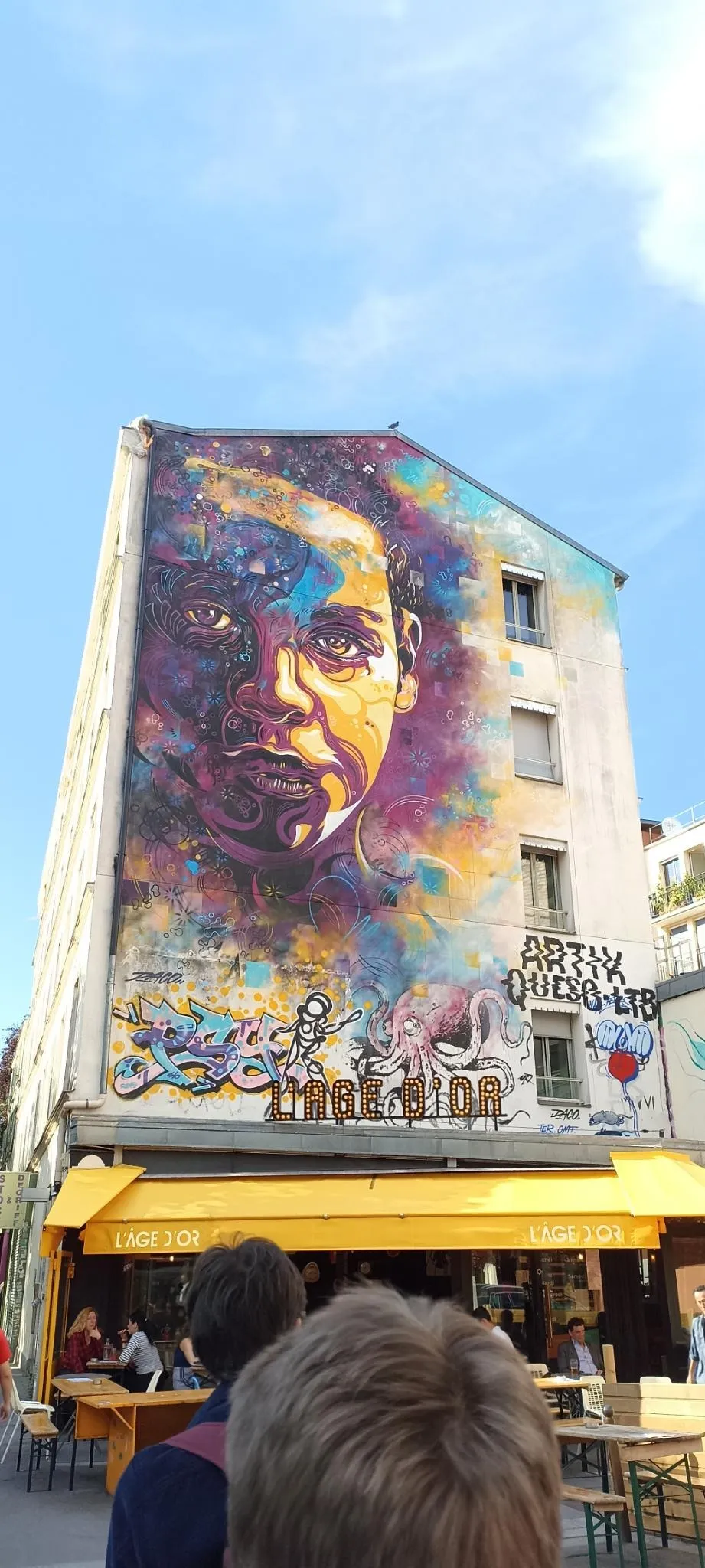 A mural in Paris