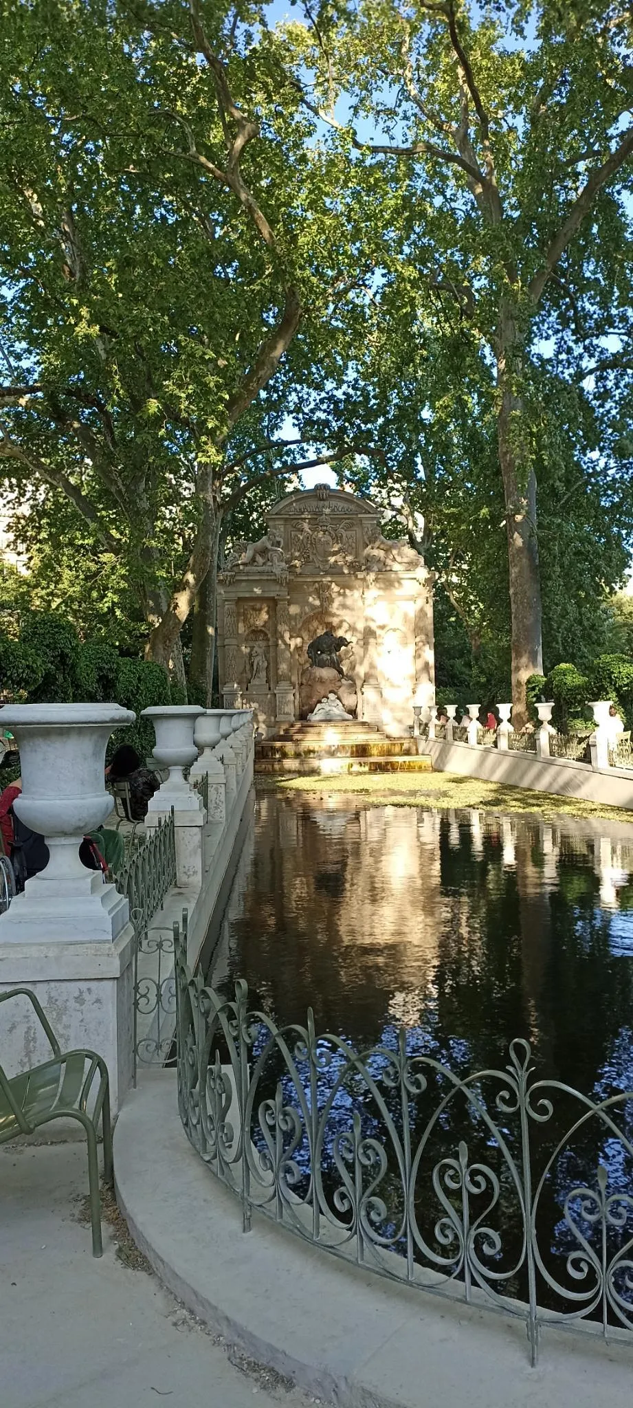 The Medici fountain in the Luxembourg Gardens