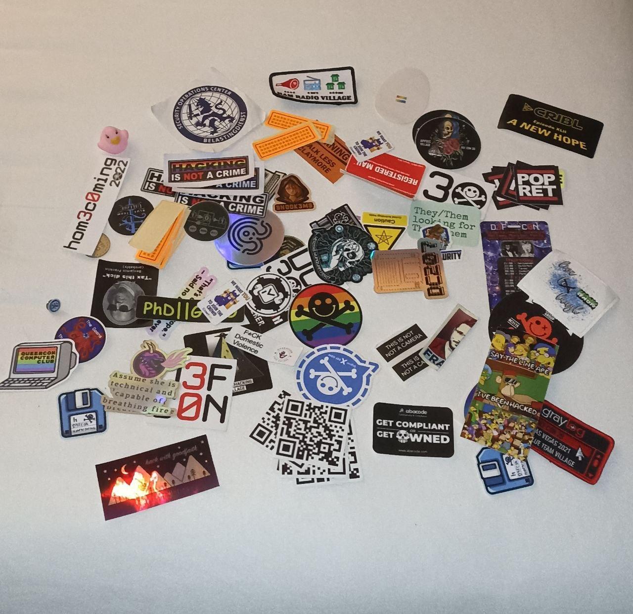 Picture of some stickers.