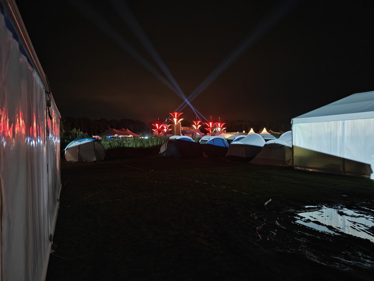 night-time picture of the WHY stage
