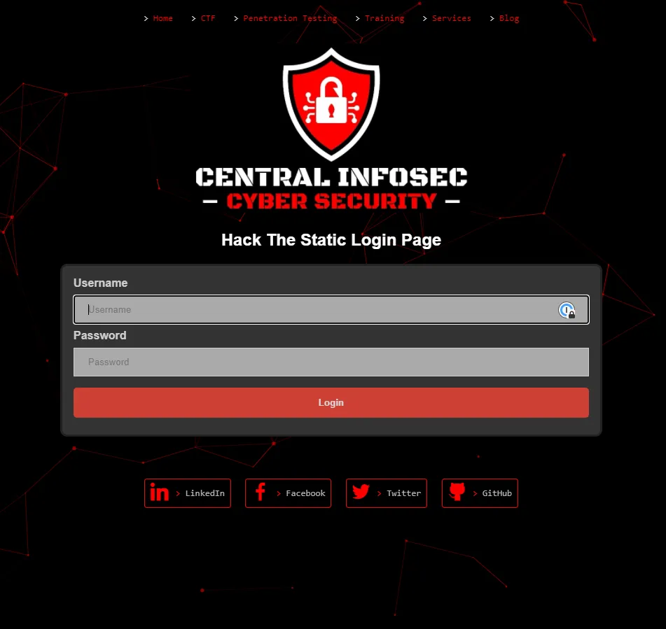 Challenge page